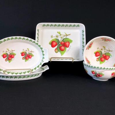 Portmerion “Strawberry Fair” Serving Pieces  #1