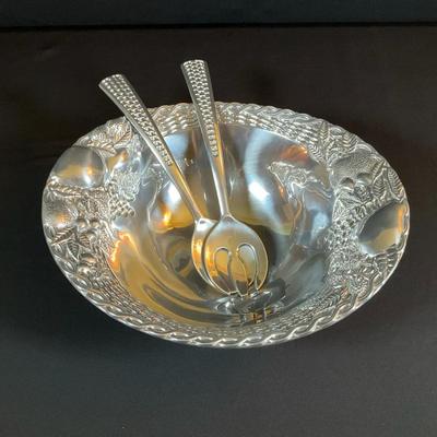 Gorham Salad Bowl And Servers