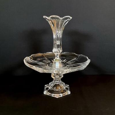 Vintage Godinger Shannon Crystal Epergne Centerpiece