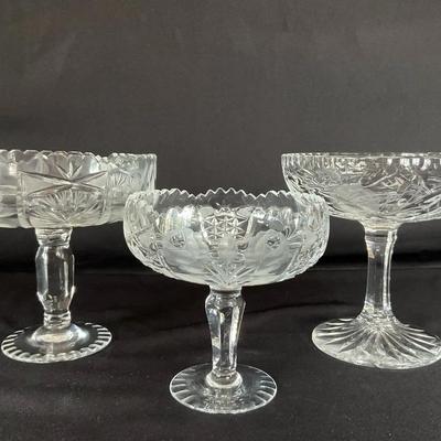 Crystal Footed Bowl Collection 