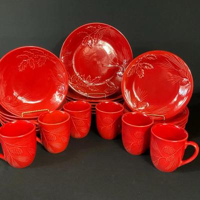 Lenox “Rustic Berry” 4 Piece Setting For 6  #2