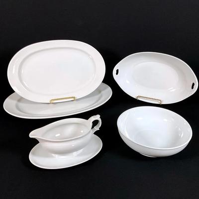Fürstenberg White Serving Dishes