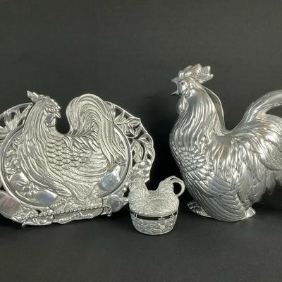 Arthur Court Rooster Pitcher (Retired) And Friends