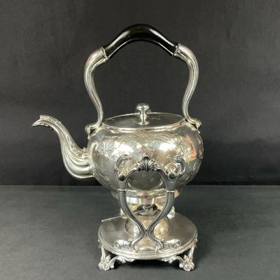 Barbour Silver Co., Silver Plated Tilting Teapot 