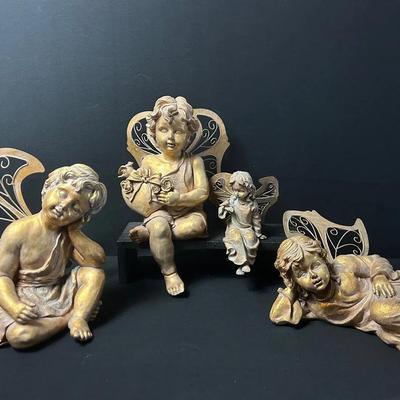 Gilt Resting Angels