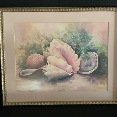 Sea Shell Print By Cole Savage Numbered