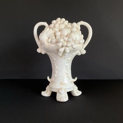 Parian Ware Fruit Pedestal Decor