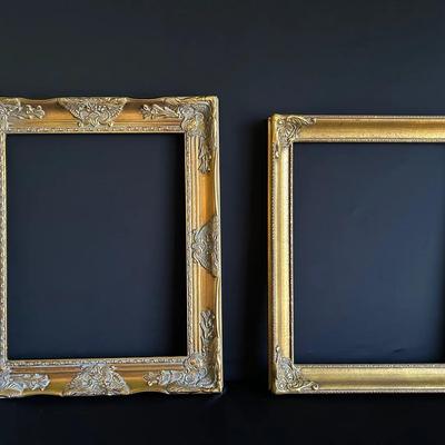 Large Ornate Gold Wall Frames