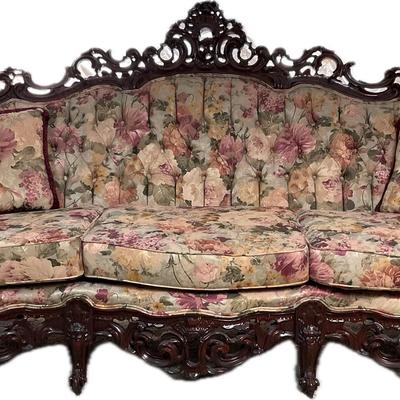 Victorian Mahogany Sofa