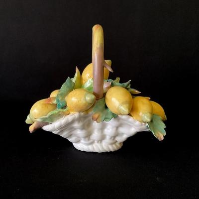 Lovely Lemons In A Basket