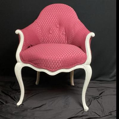 Vintage Burgandy Arm Chair