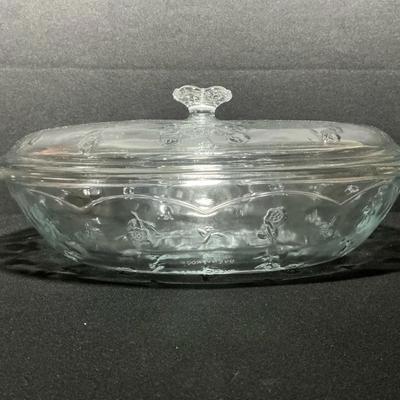 Anchor Hocking Savanah Clear Glass Casserole Dish