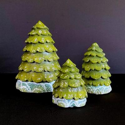 G. DeBrekht Artistic Studios - 3 Frosted Trees
