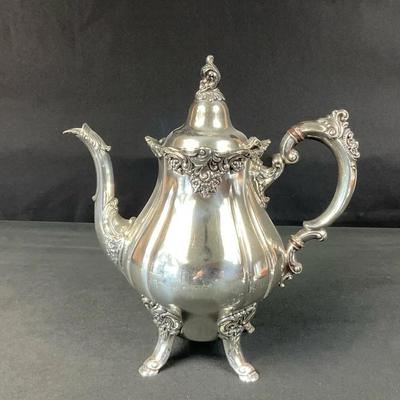 Wallace Baroque Silverplate Teapot