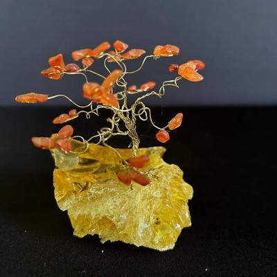 Carnelian Gemstone Tree