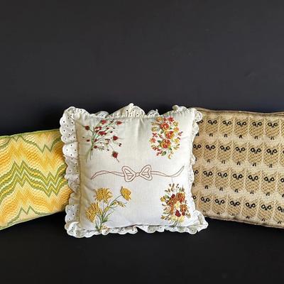 Hand Stitched Decorative Pillows