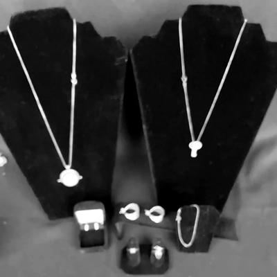 Vintage Silver- Necklaces, Bracelet, Rings, And Earrings