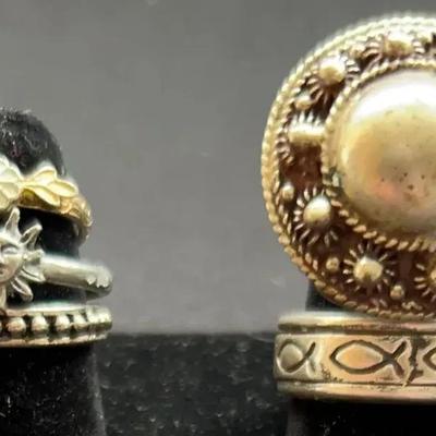 5 Vintage Rings