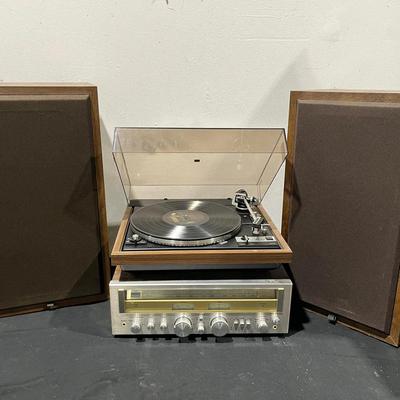 Vintage G3000 Stereo Reciever, Turntable & Speaker Setup 