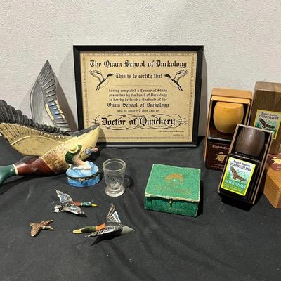 Duck Hunter & Fisherman Vintage Collectables 