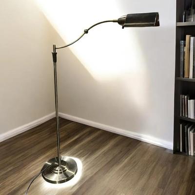 Brushed Brass Reading Floor lamp 