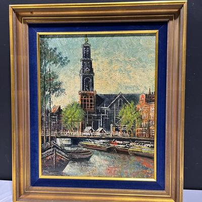 On The River Oil Painting By Brooman