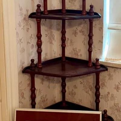 Corner Shelving and Prints