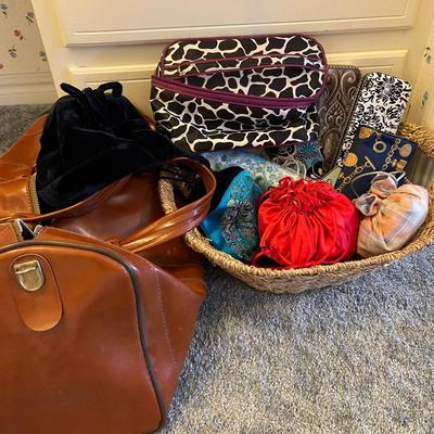 Overnight Bag, Fabric Jewelery Holders, Glasses Cases and More