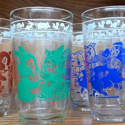 “Hazel-Atlas Glass Co” Swanky Swigs" Glasses