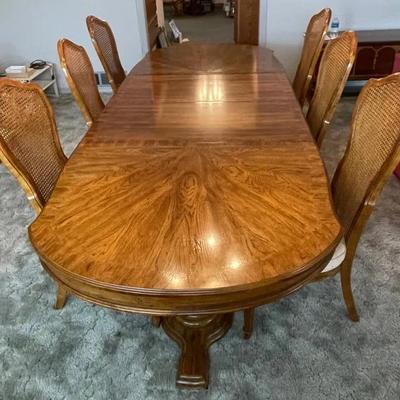 “Americana of Martinsville” Dining Table and Chairs