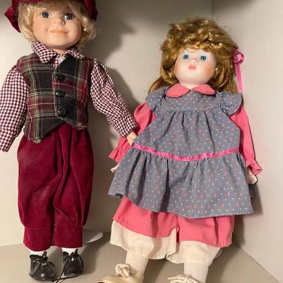 Vintage Porcelain Dolls 