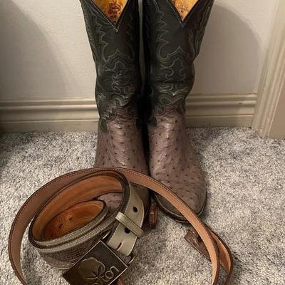 Men’s Vintage Grey “Justin” Boots