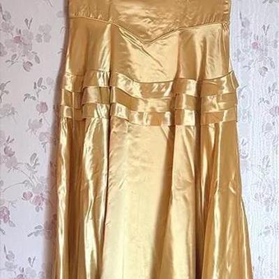 “Emmy Domb” Golden Dress