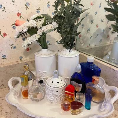 Vanity Set and Vintage Perfumes