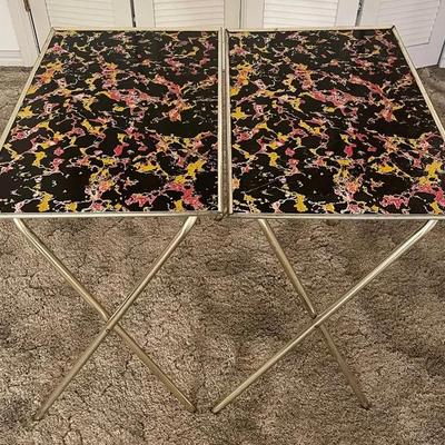 Vintage Metal TV Trays