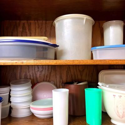 “Tupperware” Pitcher, Bowls,&more
