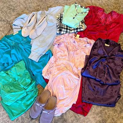 Ladies Pajama Sets and Slippers