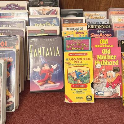 VHS Disney Movies and More
