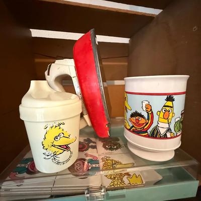 Vintage Sesame Street & Toy Iron