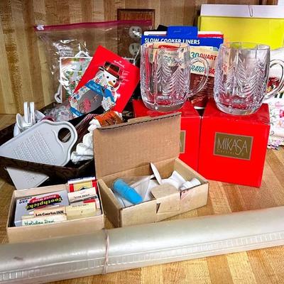 “MIKASA Crystal” Mugs, & More