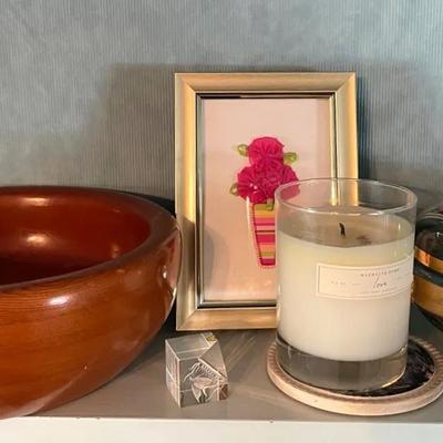 Candles, Bowls, and Candy Dish Collection