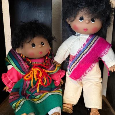 Vintage Mexican Heritage Dolls