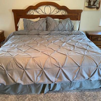“Home” King Size Bedding, Frame and More