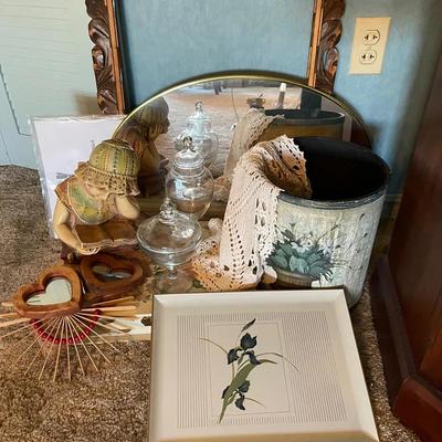 Mirror, Vanity Box, Figurine and More Decor