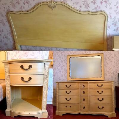 "Drexel" Matching Dresser, Nightstand and Bed Frame 