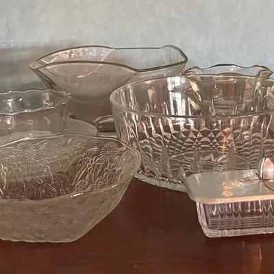 Glass Bowls, Plates, Serving-ware and More