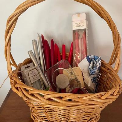 Basket, Candles, and More