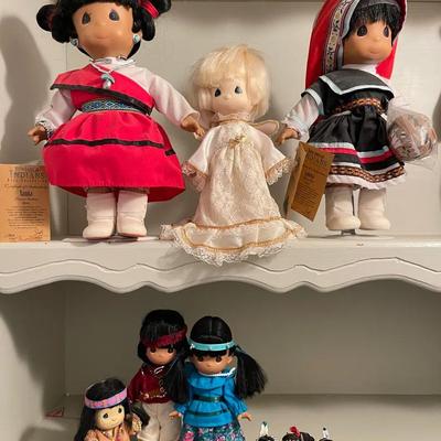 "Precious Moments" Native American Dolls
