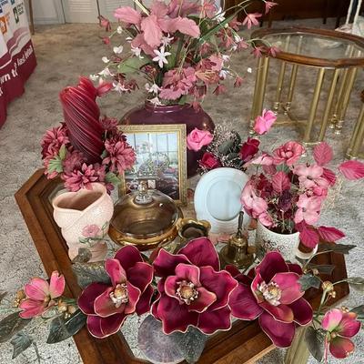 Rose and Mauve Home Decor