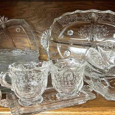 Fostoria "Navarre" Serving Ware.